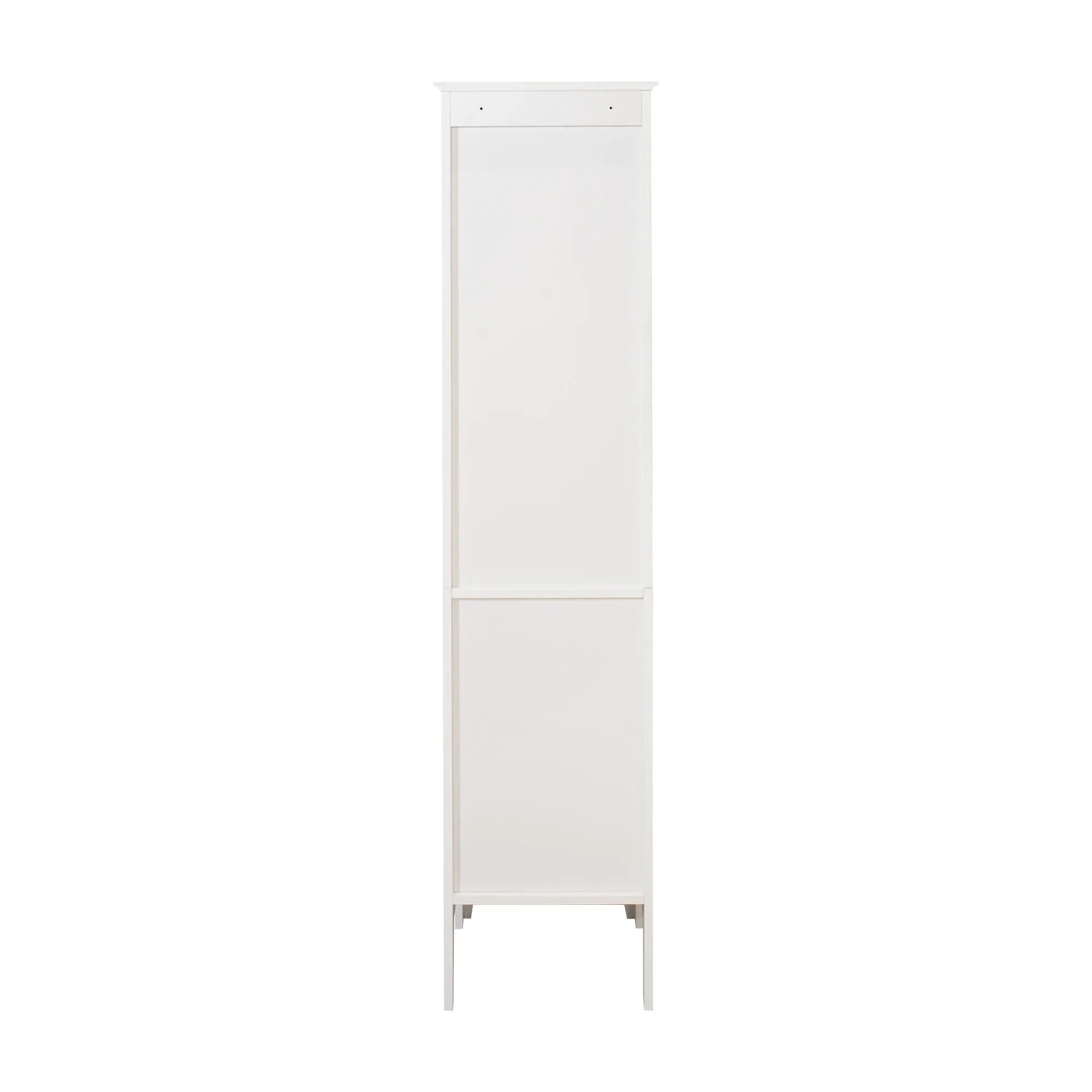 Tall Narrow Tower Freestanding Cabinet with 2 Shutter Doors by HouseOfZazla