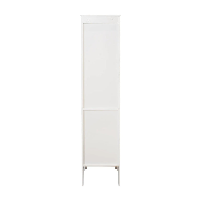 Tall Narrow Tower Freestanding Cabinet with 2 Shutter Doors by HouseOfZazla