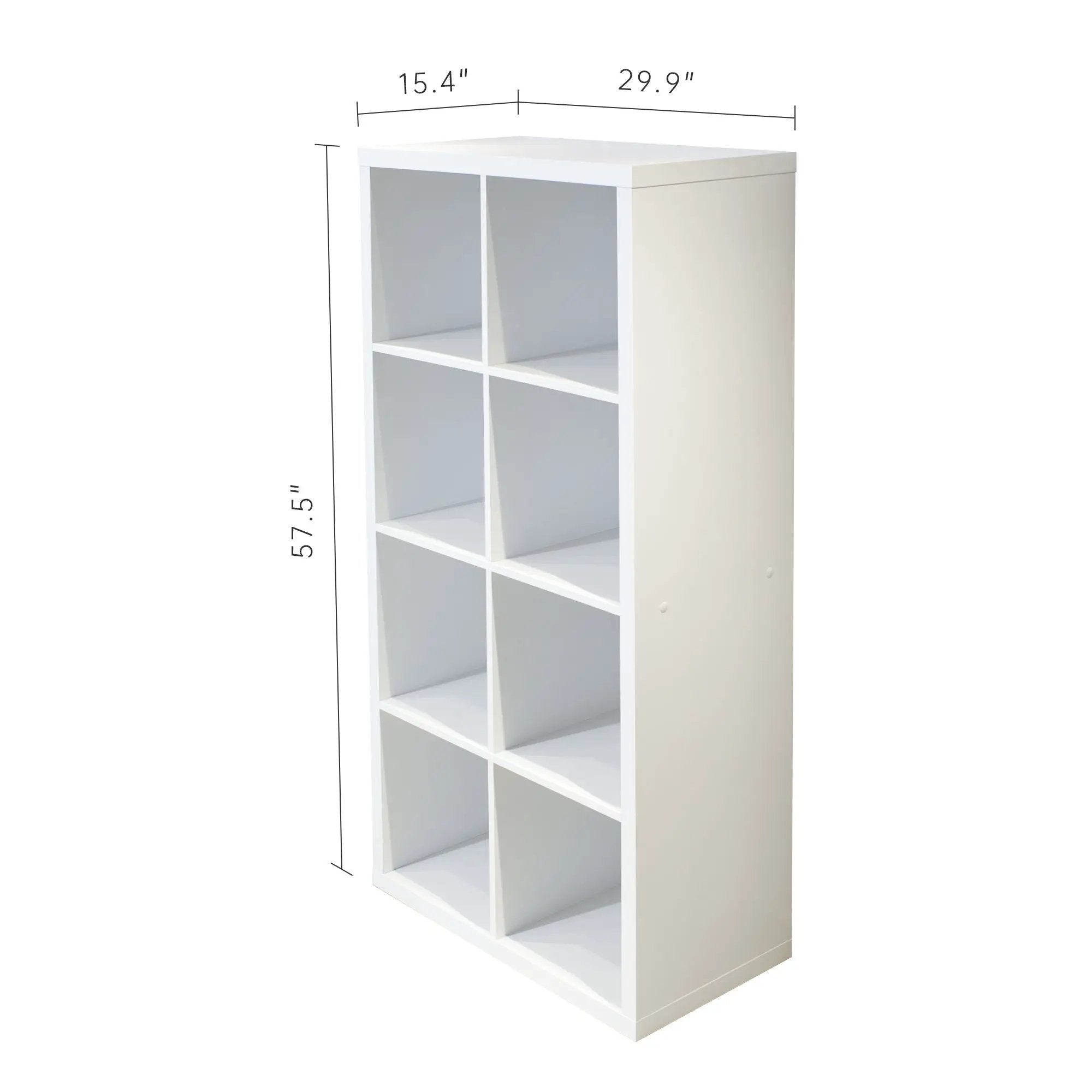 Smart Cube 8-Cube Organizer Storage with Opened Back Shelves by HouseOfZazla