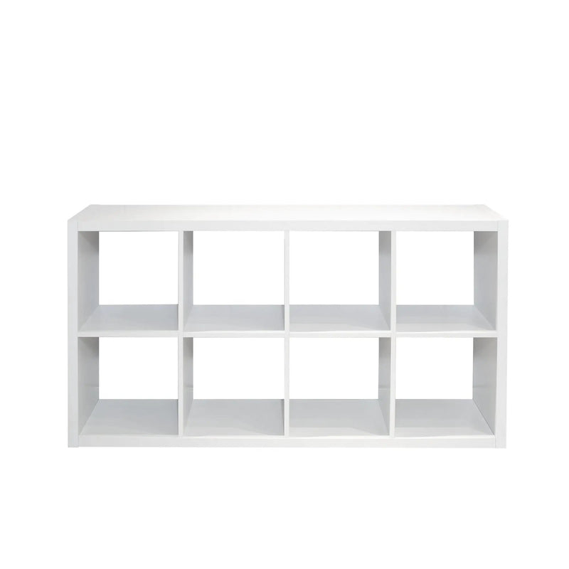 Smart Cube 8-Cube Organizer Storage with Opened Back Shelves by HouseOfZazla