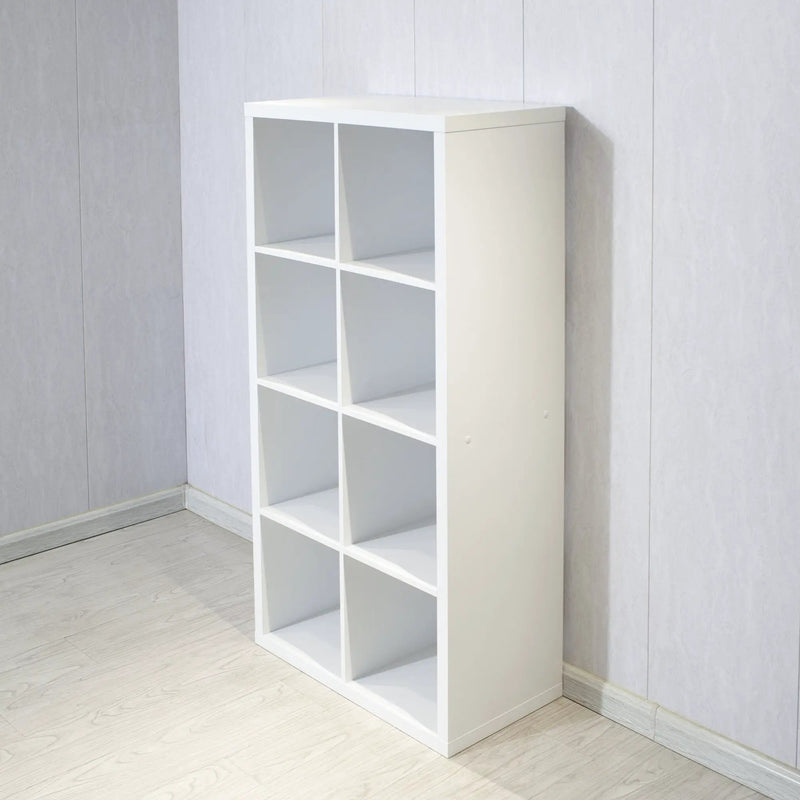 Smart Cube 8-Cube Organizer Storage with Opened Back Shelves by HouseOfZazla