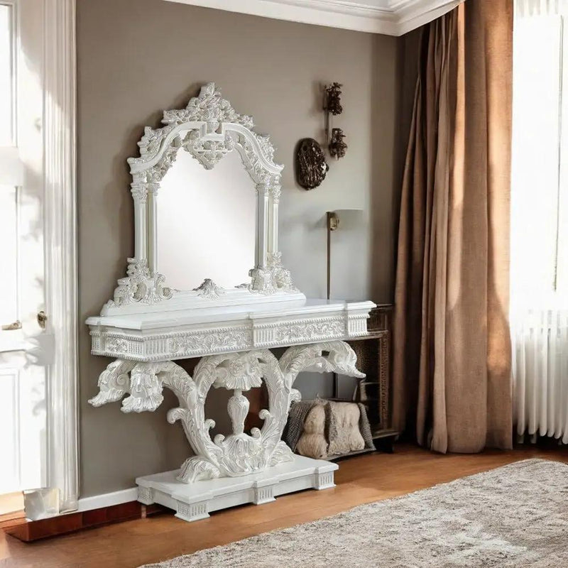 Vanaheim - Sofa Table - Antique White by Unique Piece Furniture