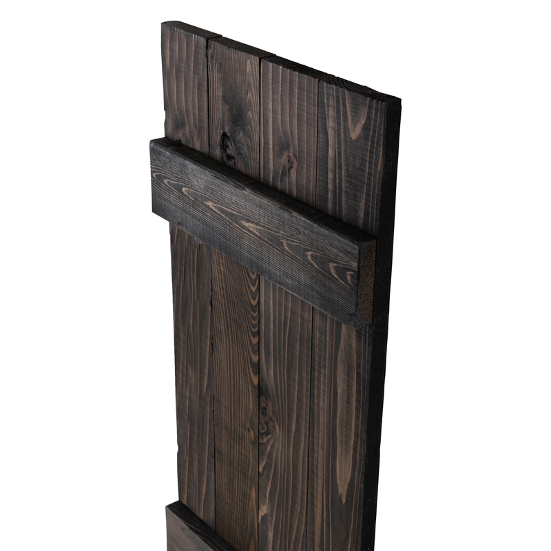Traditional Board & Batten Exterior Wood Shutters - Cedar - Set of 2 by Dogberrycollections