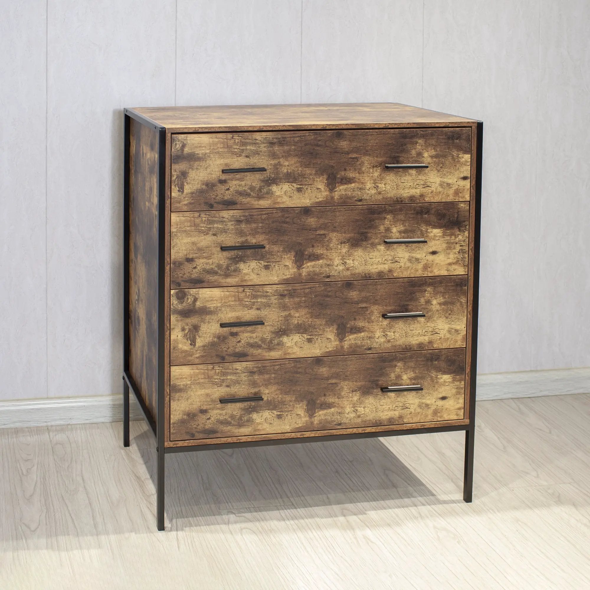 Industrial Style 4 Drawer Dresser by HouseOfZazla