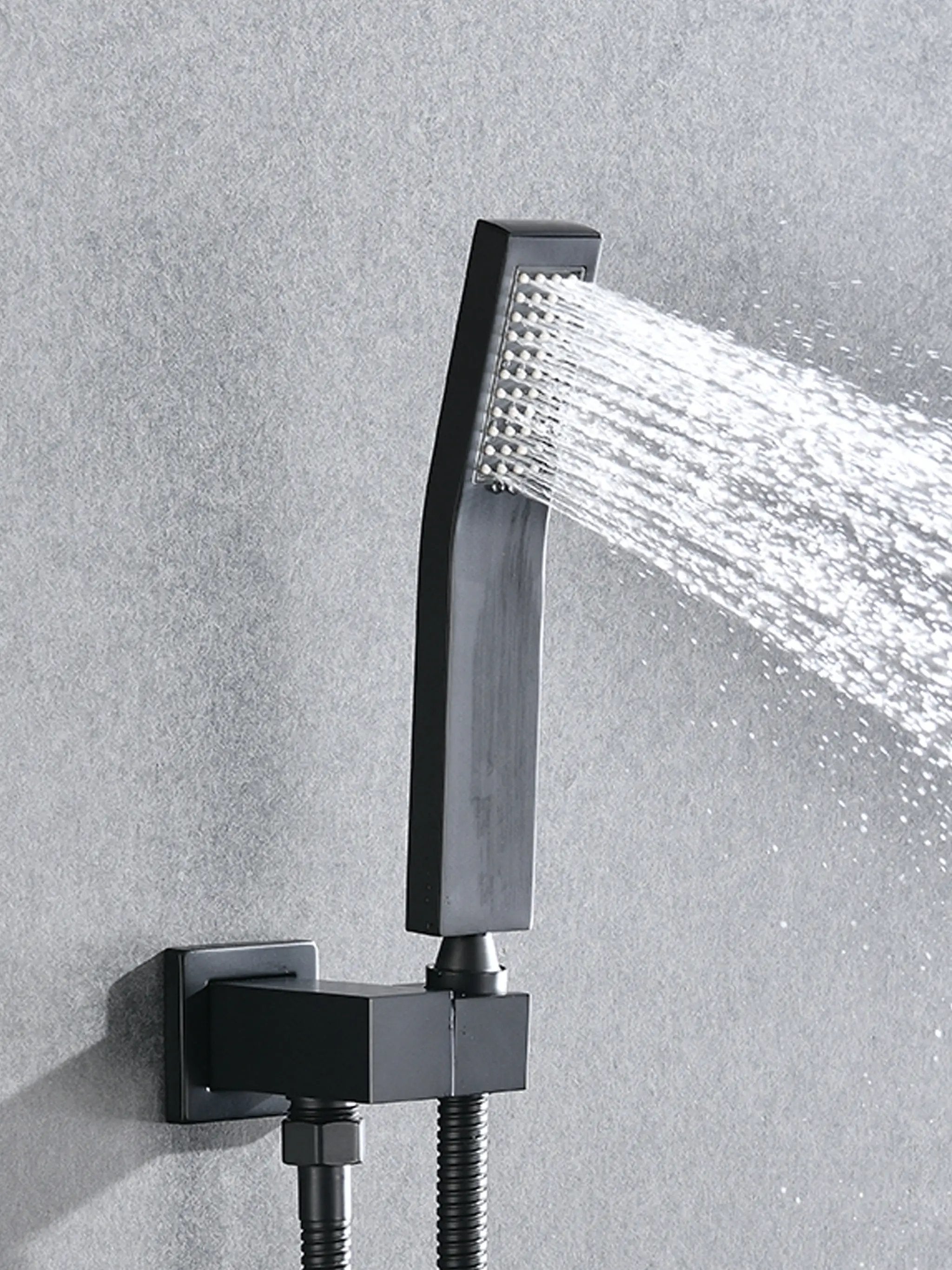 Shower System with Tub Spout and 12 Inch Shower Head by HouseOfZazla