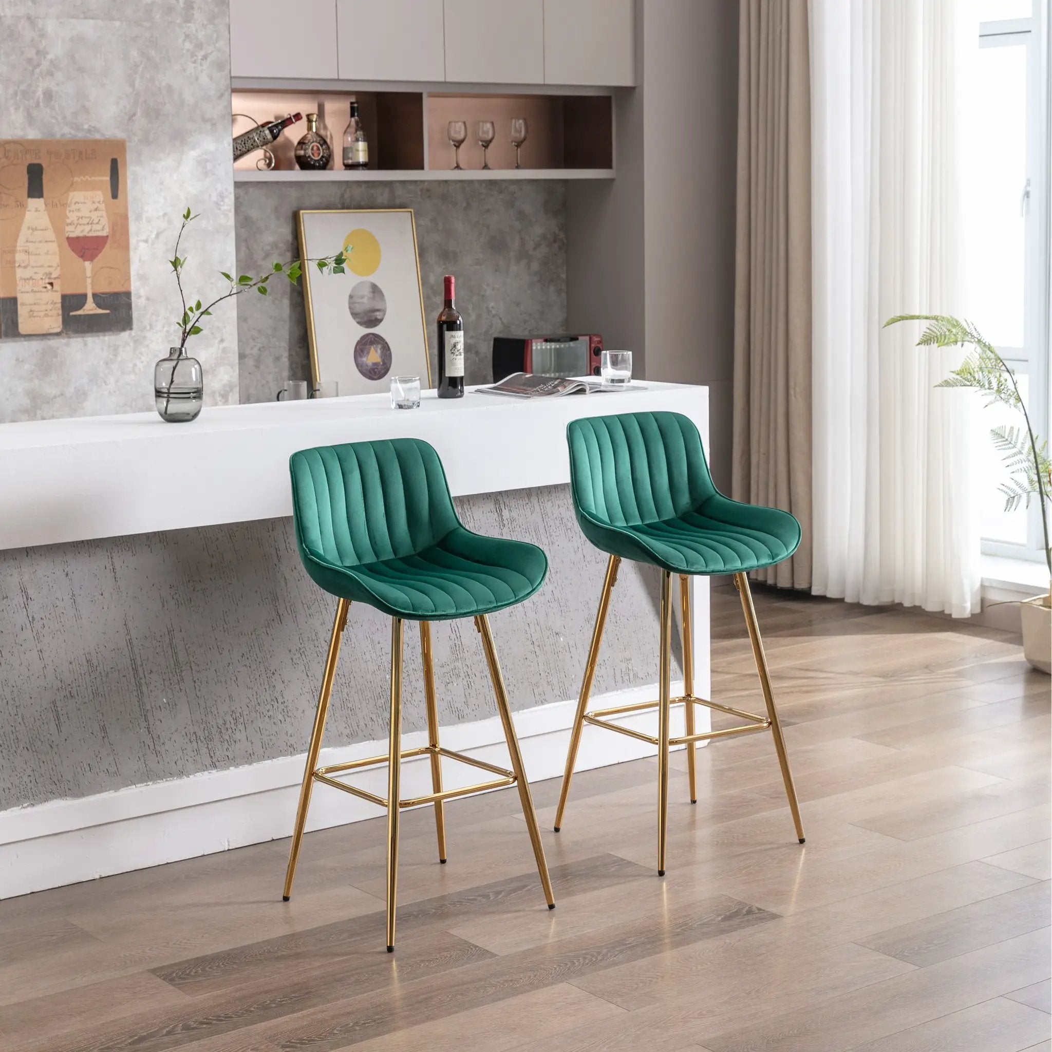 30 Inch Set of 2 Bar Stools by HouseOfZazla