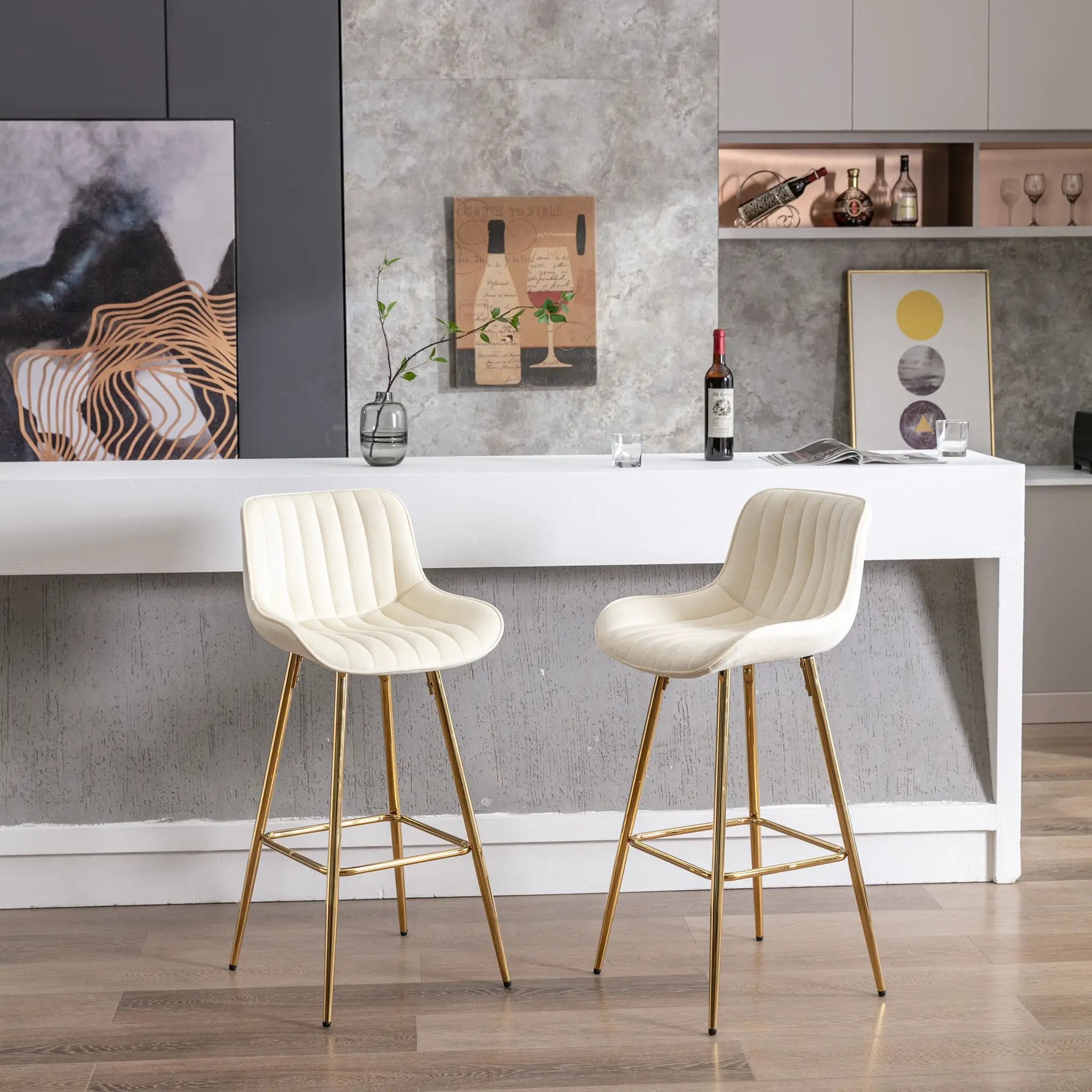 30 Inch Set of 2 Bar Stools by HouseOfZazla