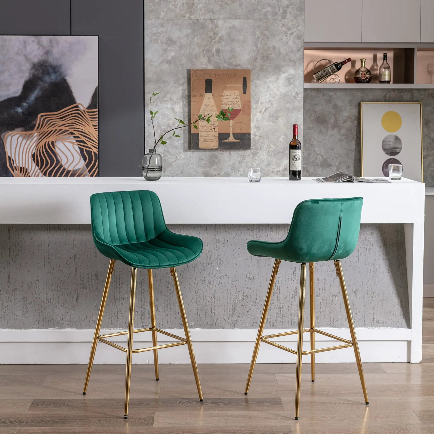 30 Inch Set of 2 Bar Stools by HouseOfZazla