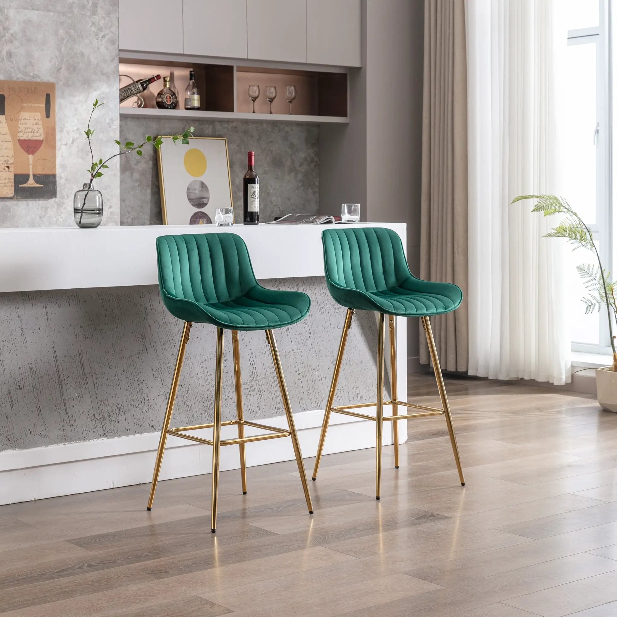 30 Inch Set of 2 Bar Stools by HouseOfZazla