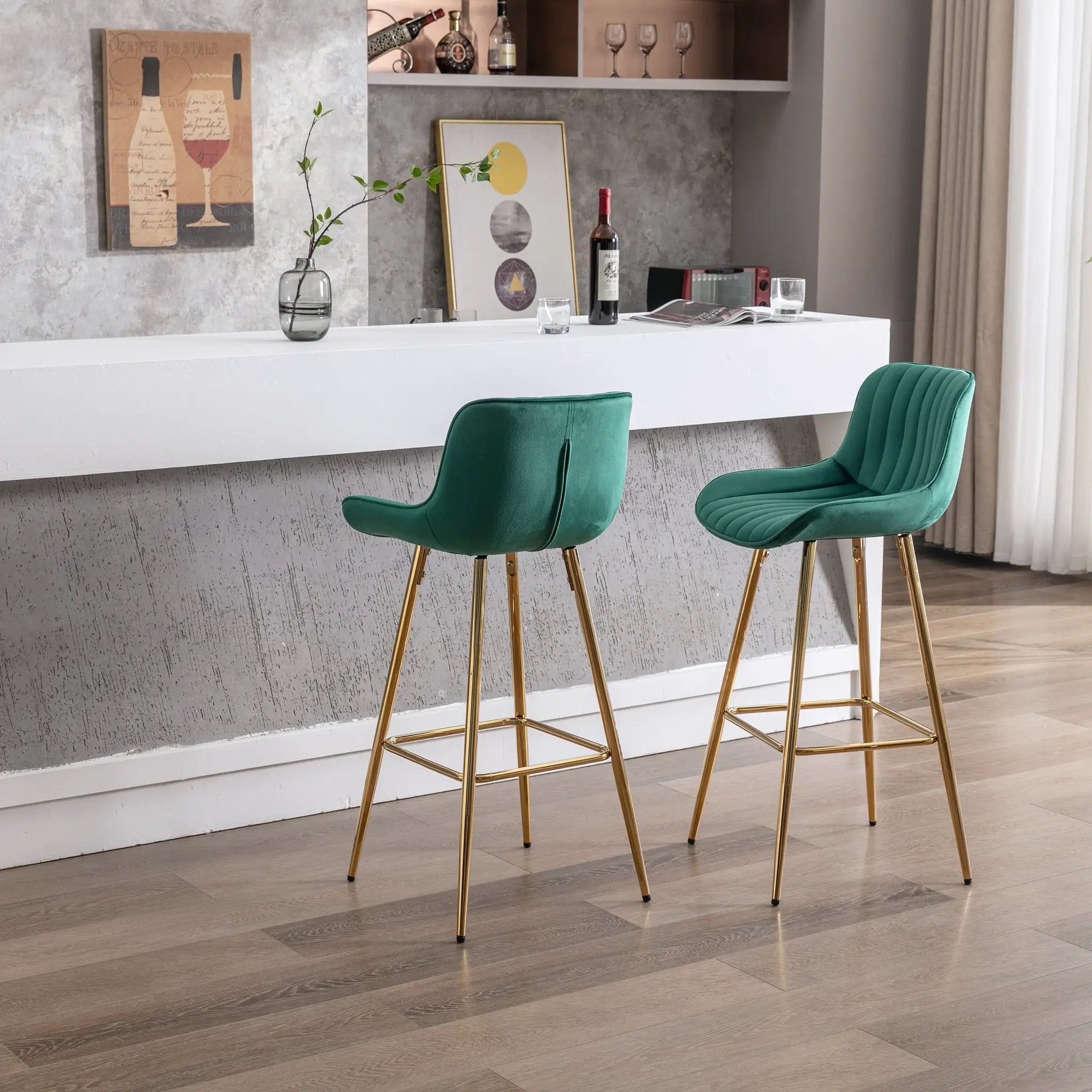 30 Inch Set of 2 Bar Stools by HouseOfZazla