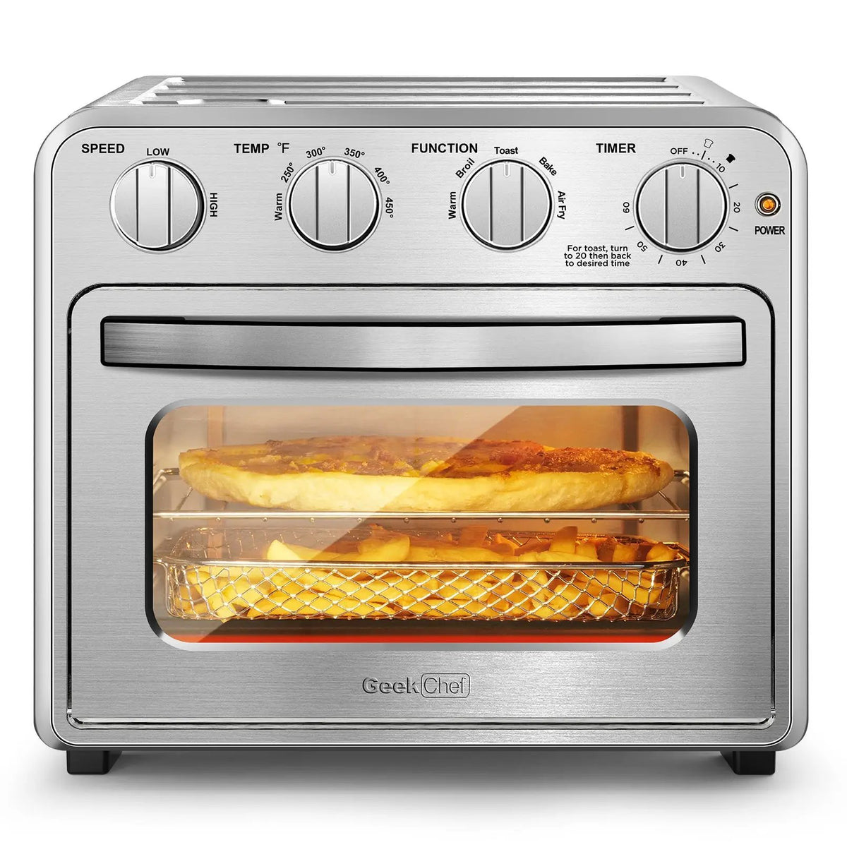 Geek Chef Air Fryer Toaster Oven Combo by HouseOfZazla