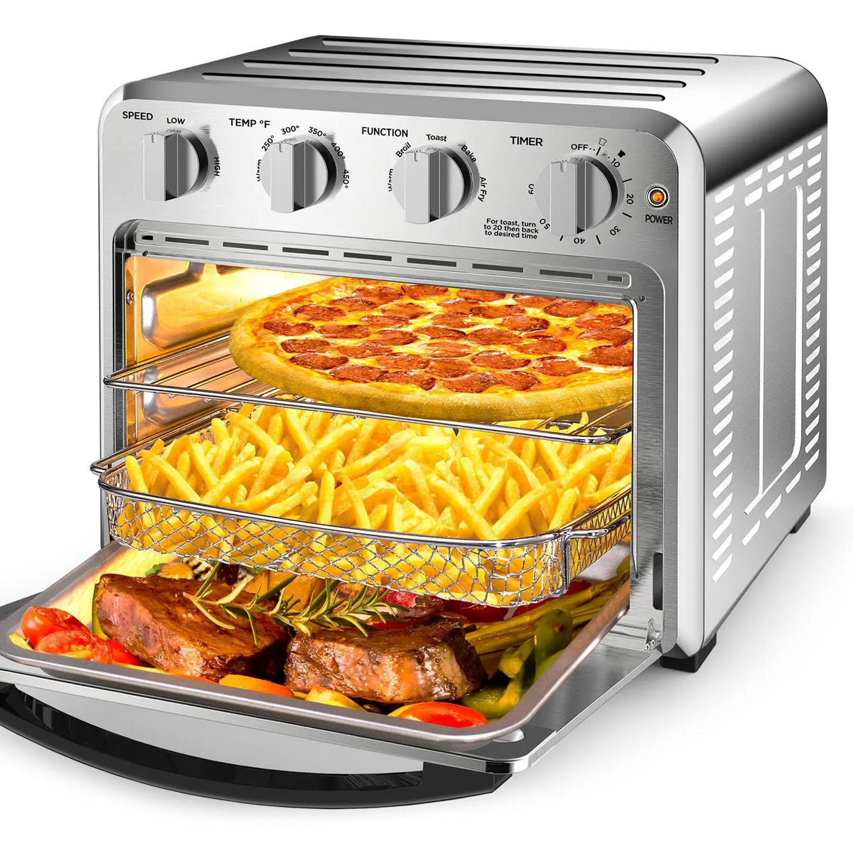 Geek Chef Air Fryer Toaster Oven Combo by HouseOfZazla