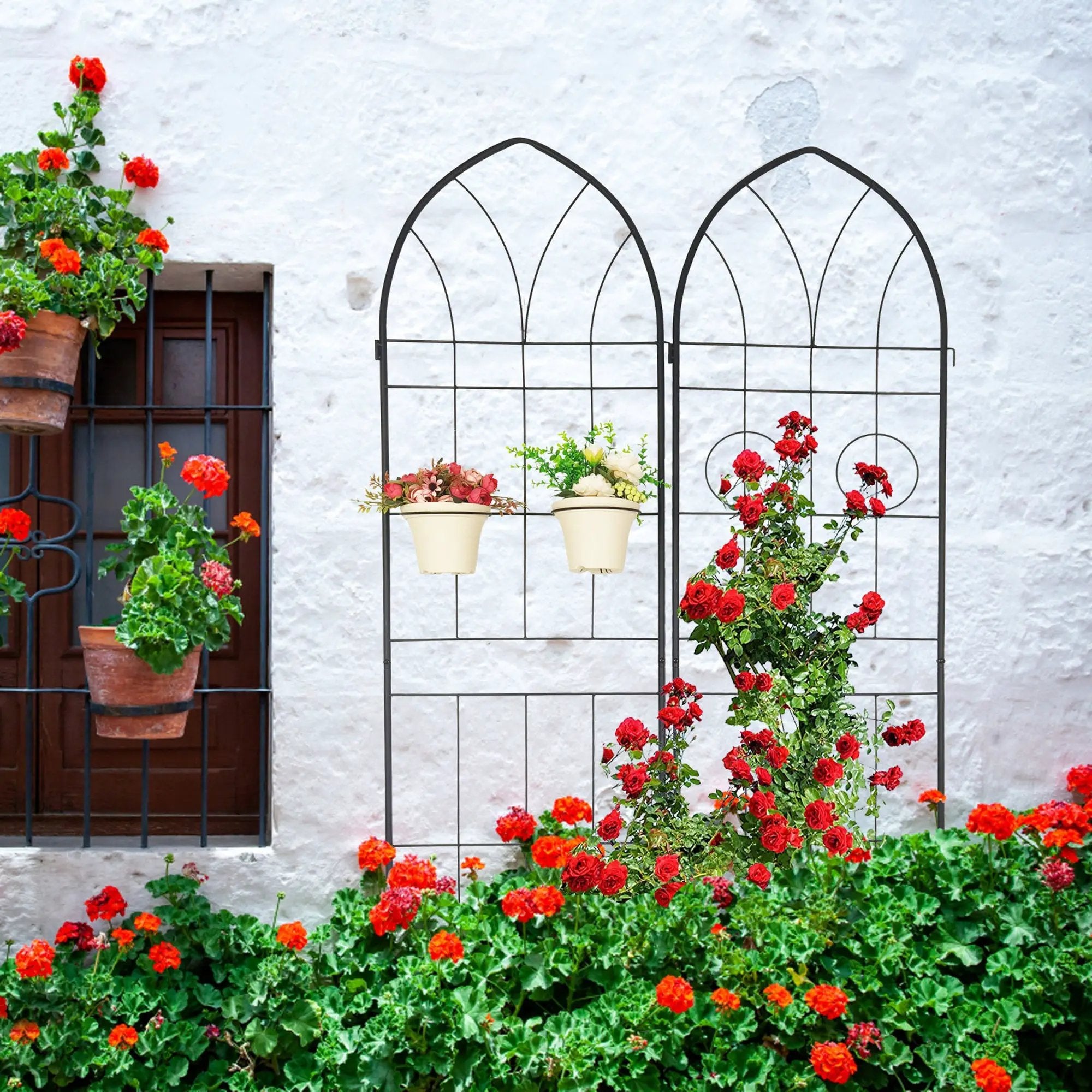 4 Pack Metal Garden Trellis by HouseOfZazla