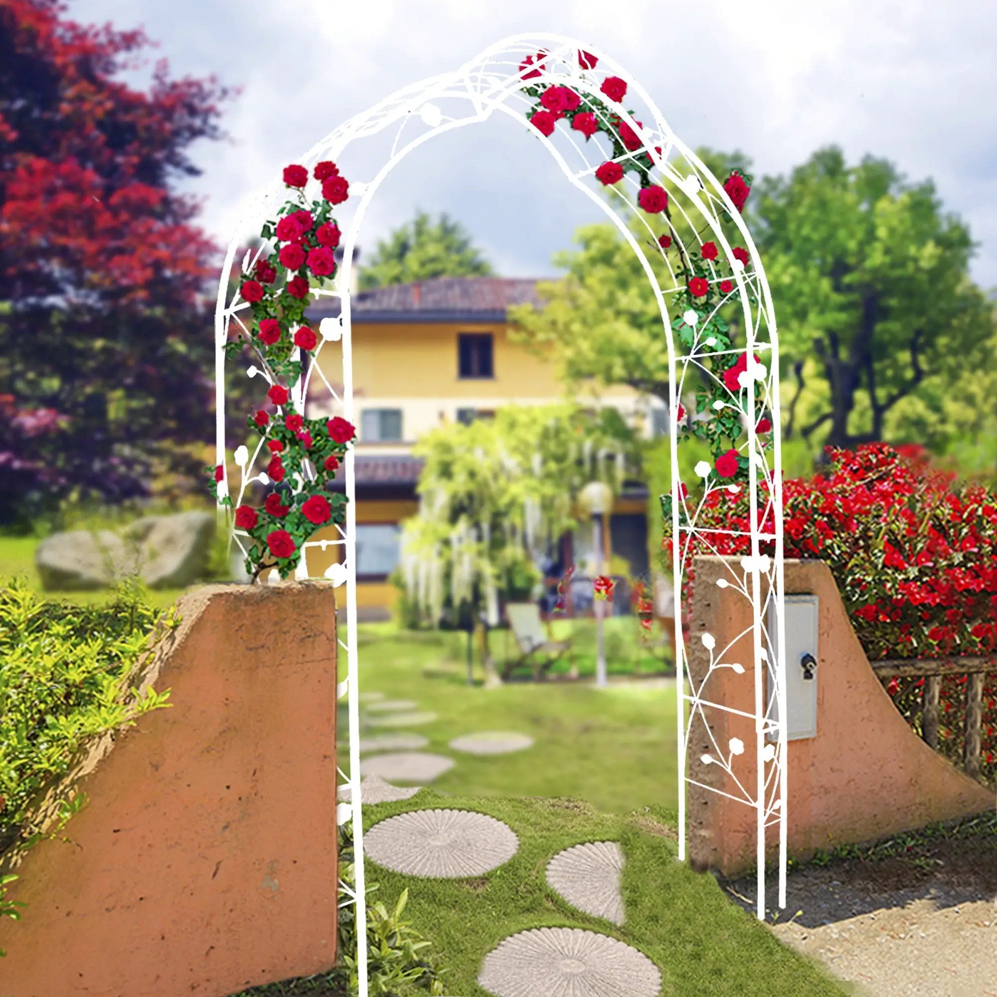 Metal Garden Arch by HouseOfZazla
