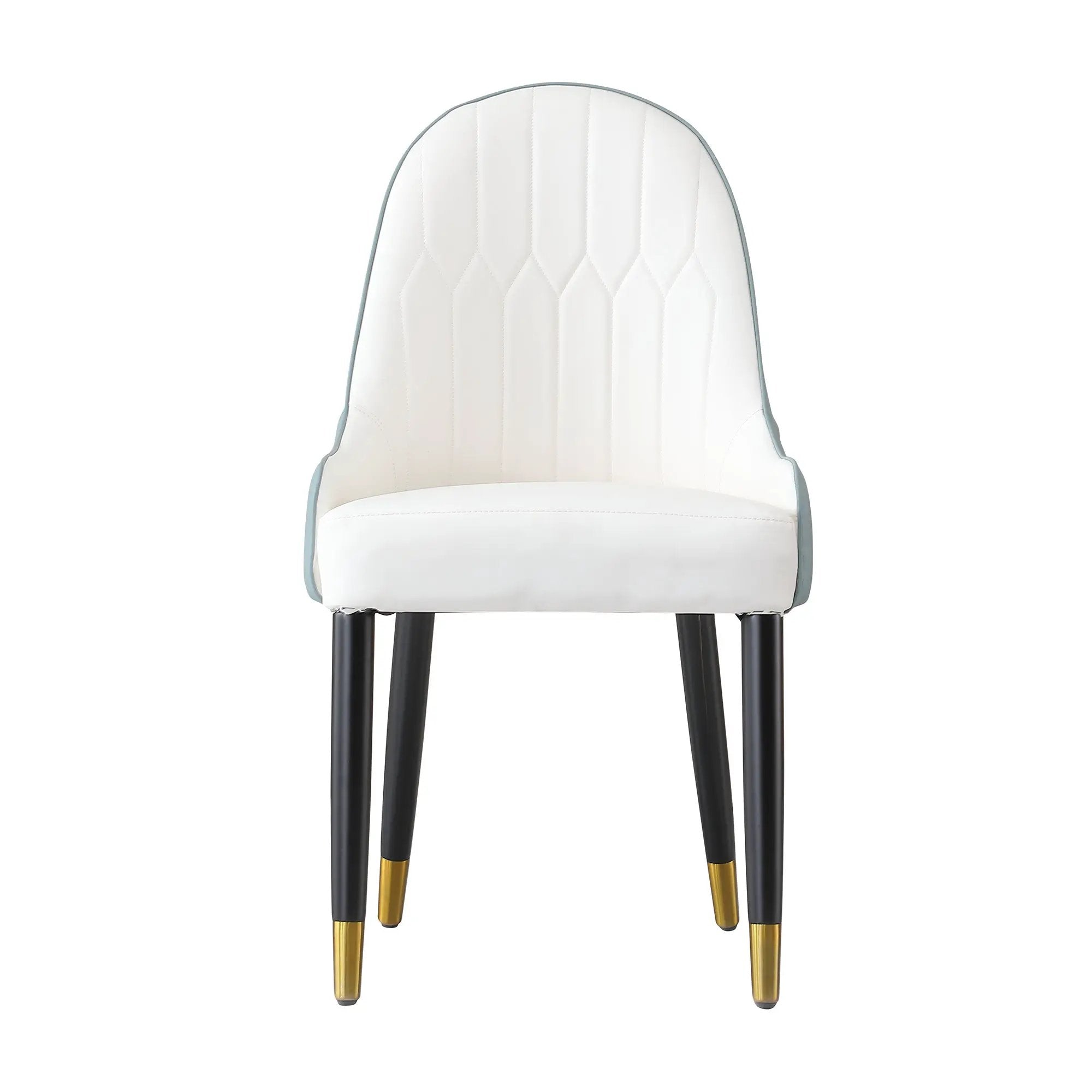 Modern Dining Chairs Set of 2 in Faux Leather by HouseOfZazla