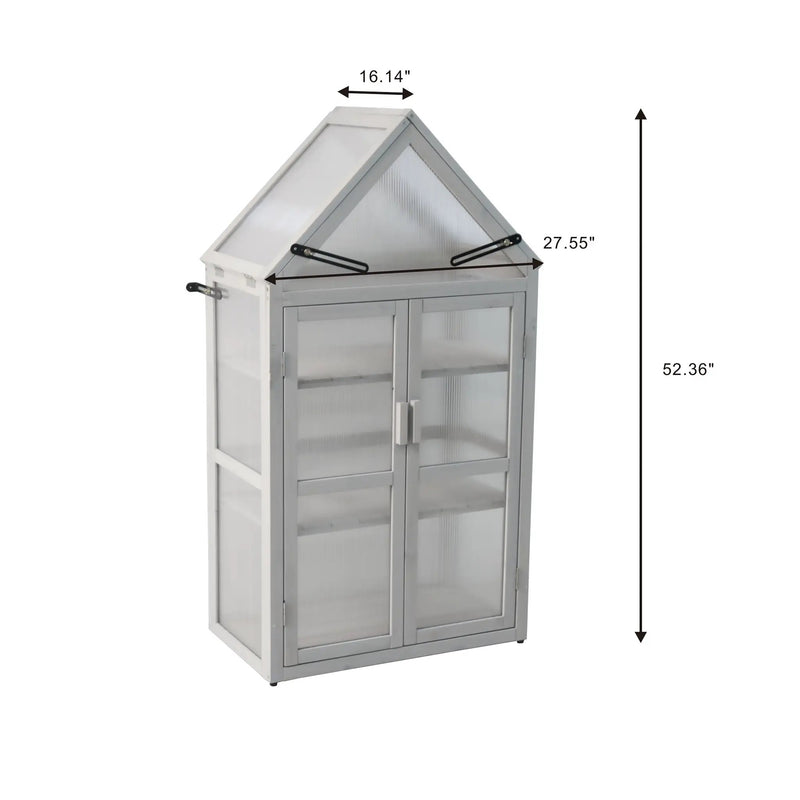 Mini Greenhouse Kit - Outdoor Plant Stand, Small by HouseOfZazla