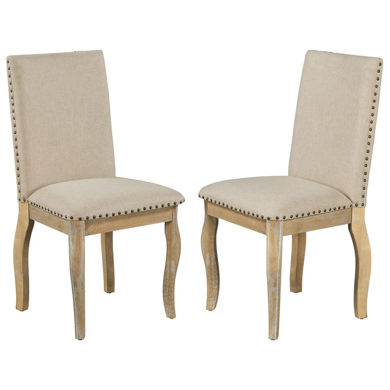 TREXM Set of 2 Dining Chairs by HouseOfZazla