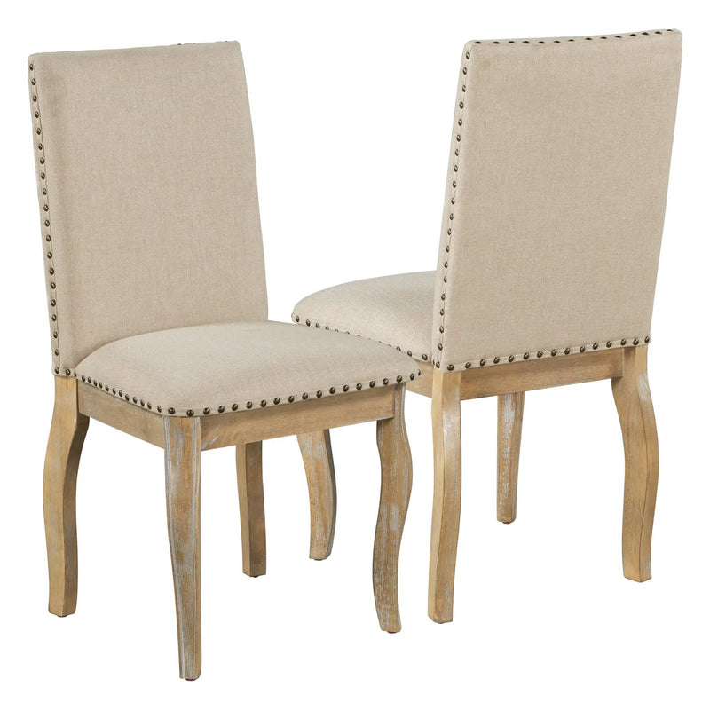 TREXM Set of 2 Dining Chairs by HouseOfZazla