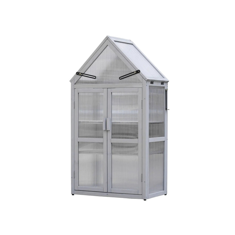 Mini Greenhouse Kit - Outdoor Plant Stand, Small by HouseOfZazla