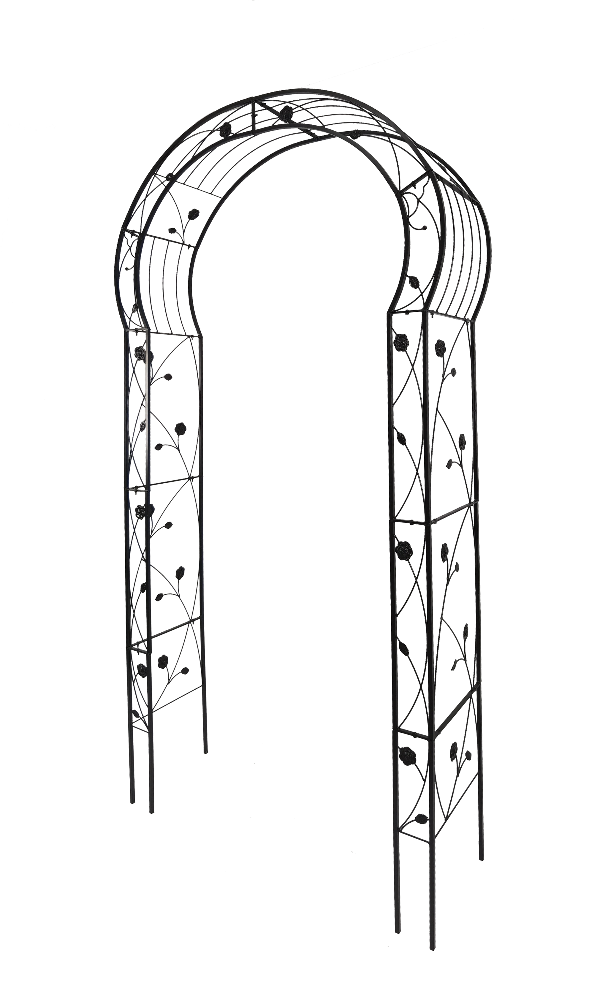 Metal Garden Arch with 8 Style Options by HouseOfZazla