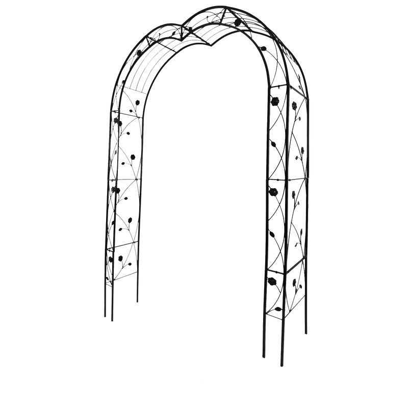 Metal Garden Arch with 8 Style Options by HouseOfZazla