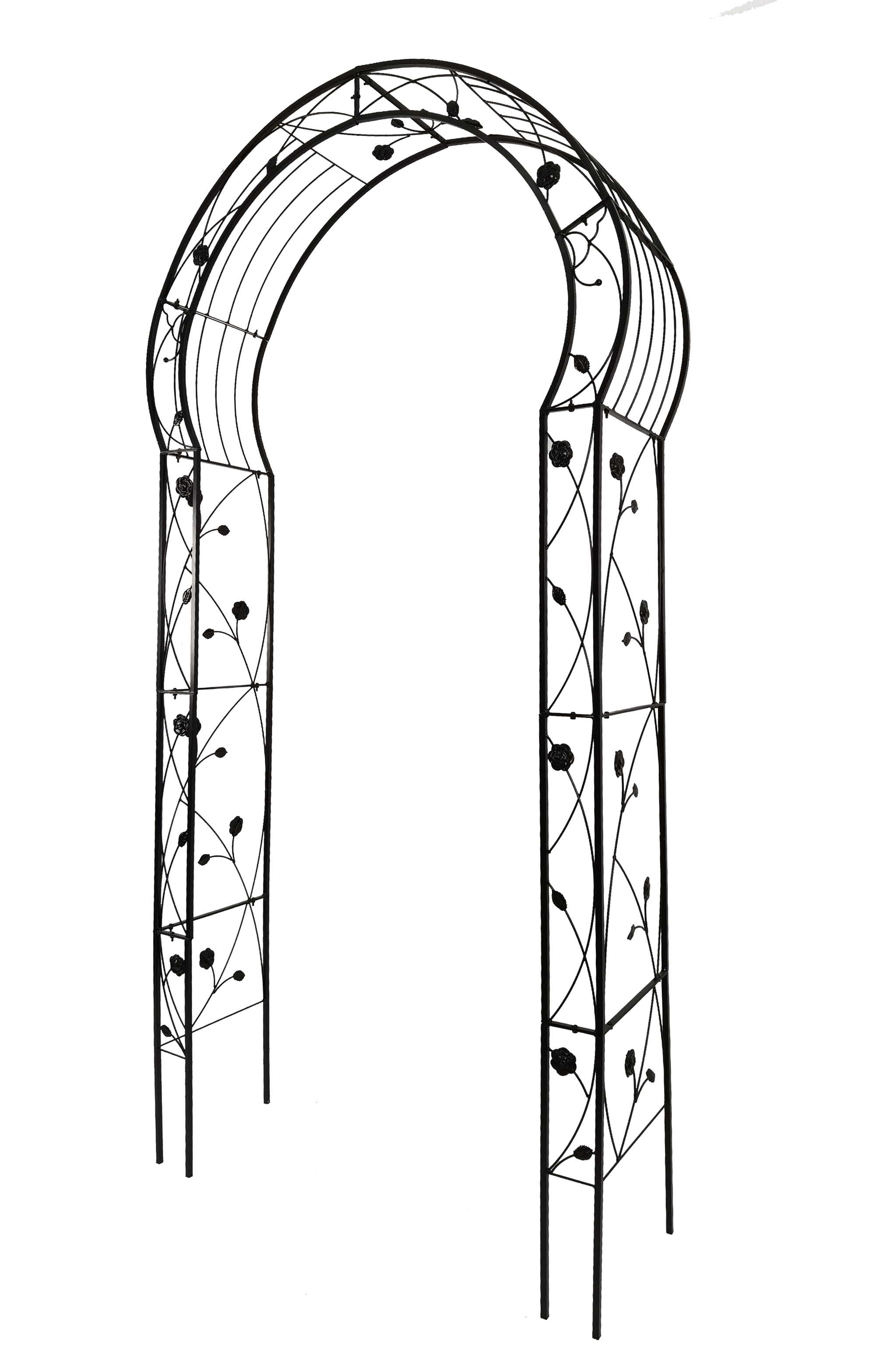Metal Garden Arch with 8 Style Options by HouseOfZazla