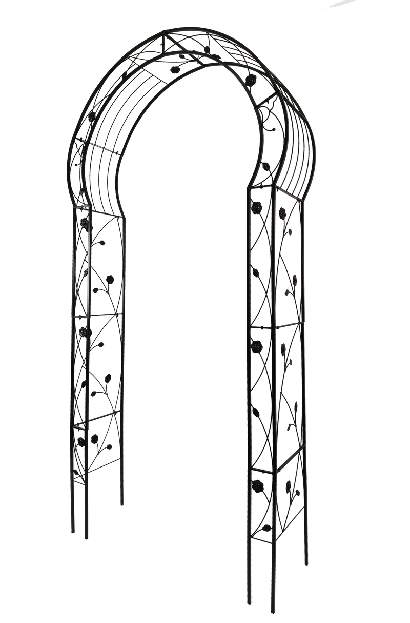 Metal Garden Arch with 8 Style Options by HouseOfZazla