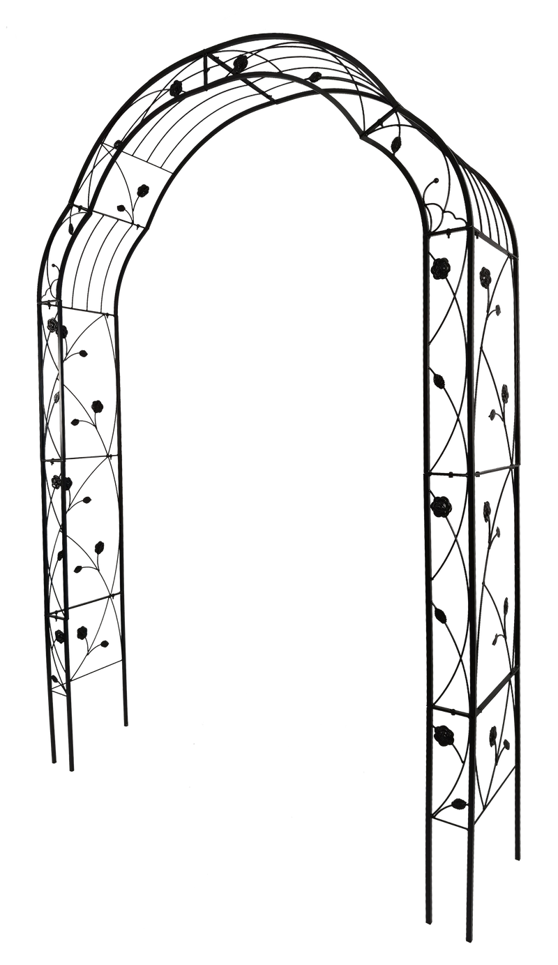 Metal Garden Arch with 8 Style Options by HouseOfZazla