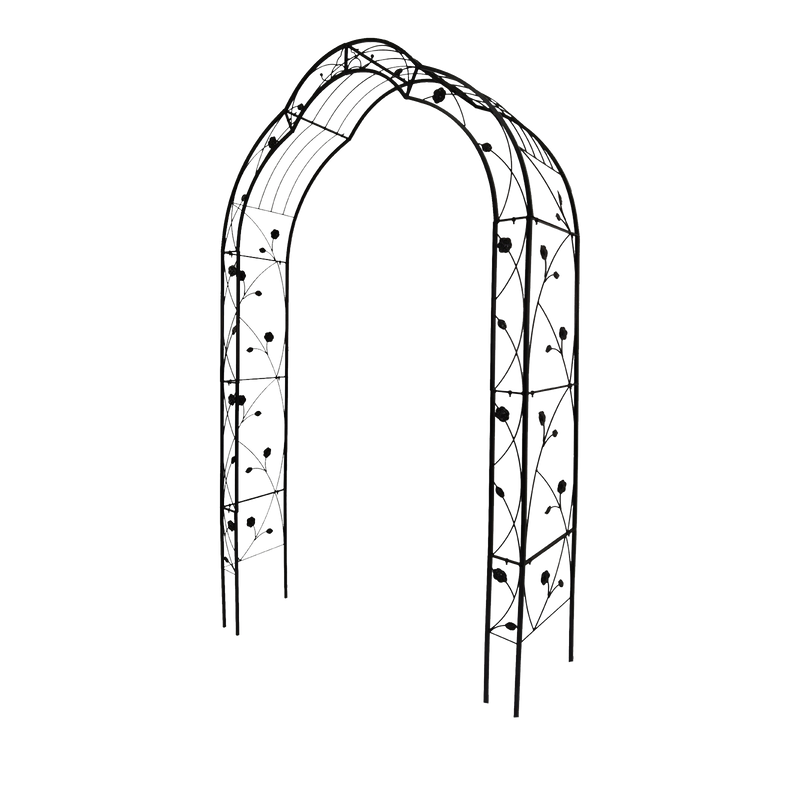 Metal Garden Arch with 8 Style Options by HouseOfZazla