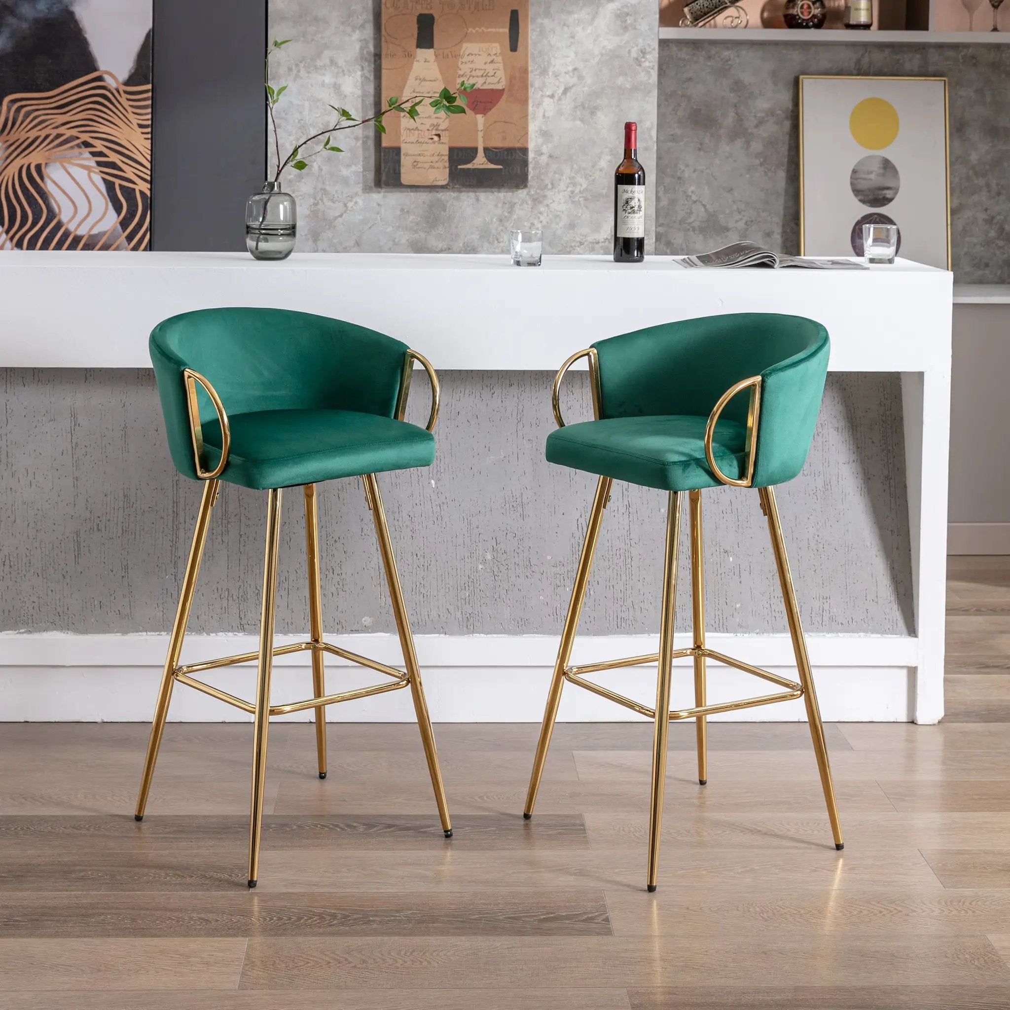 30 Inch Set of 2 Bar Stools by HouseOfZazla