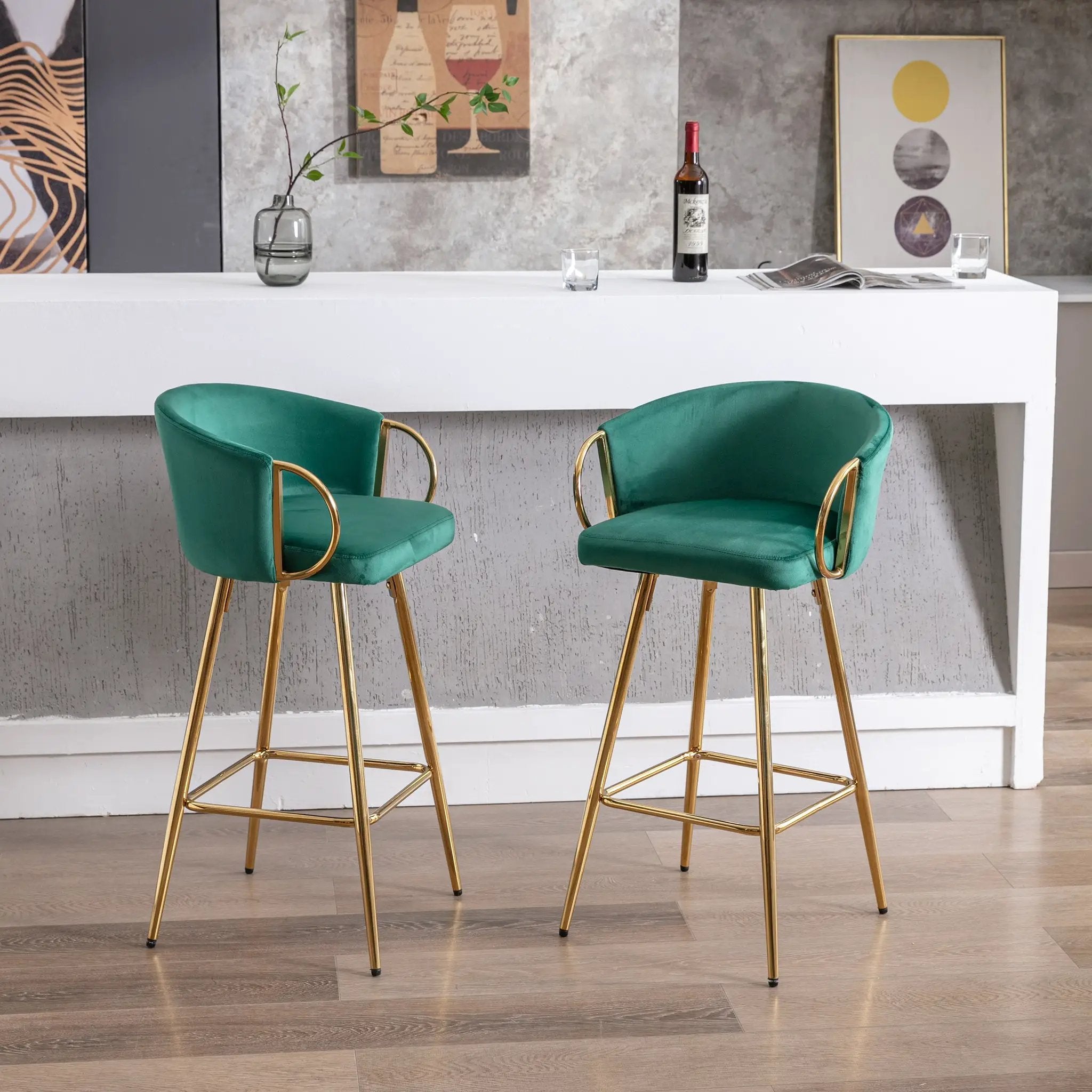 30 Inch Set of 2 Bar Stools by HouseOfZazla