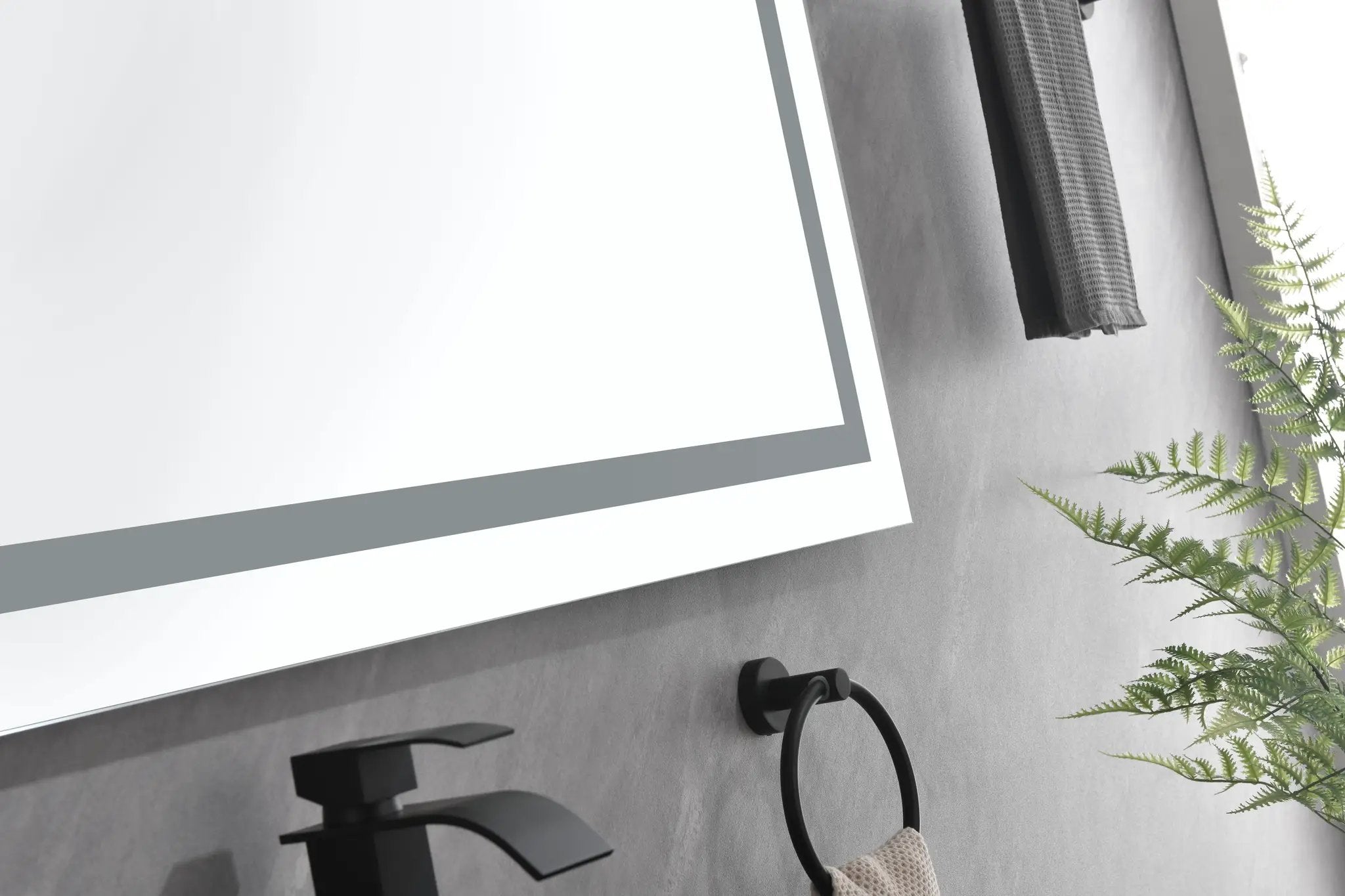 LED Bathroom Mirror 84" x 48" with Front and Backlight by HouseOfZazla