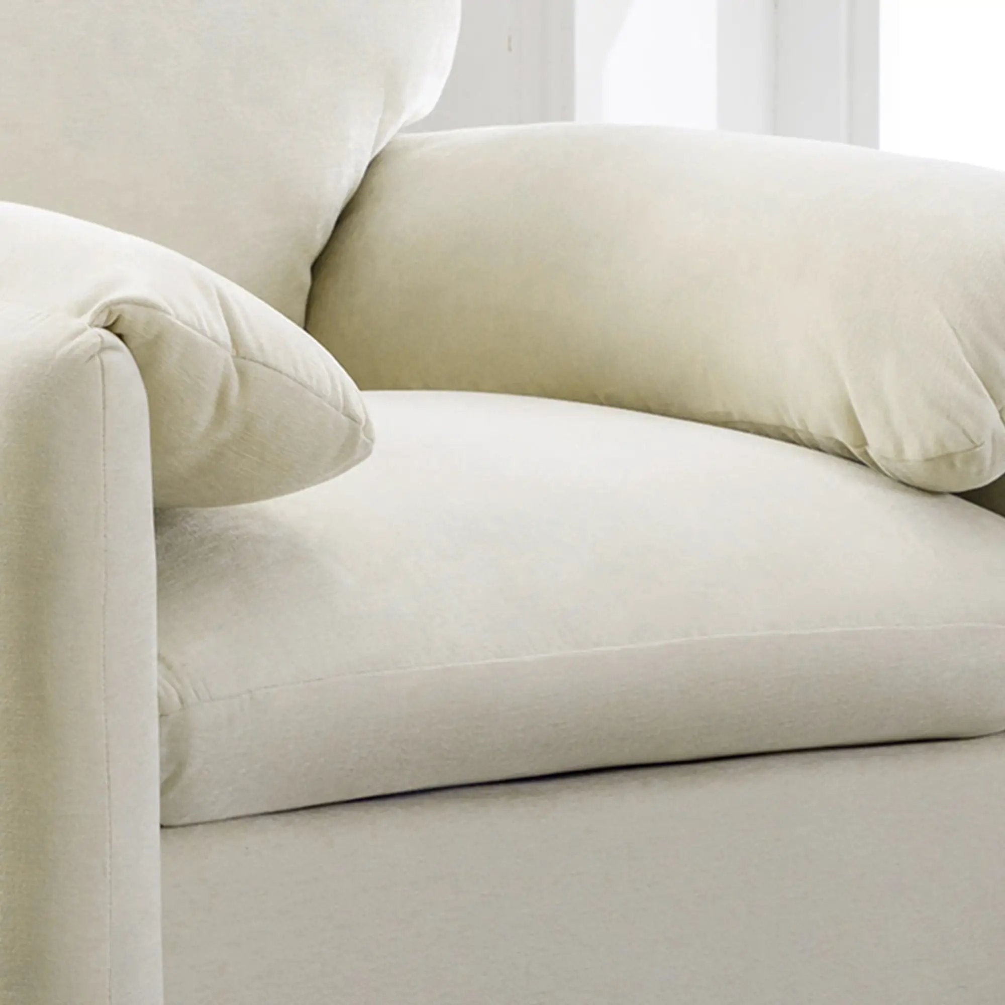 Modern Style Chenille Oversized Armchair Accent Chair by HouseOfZazla