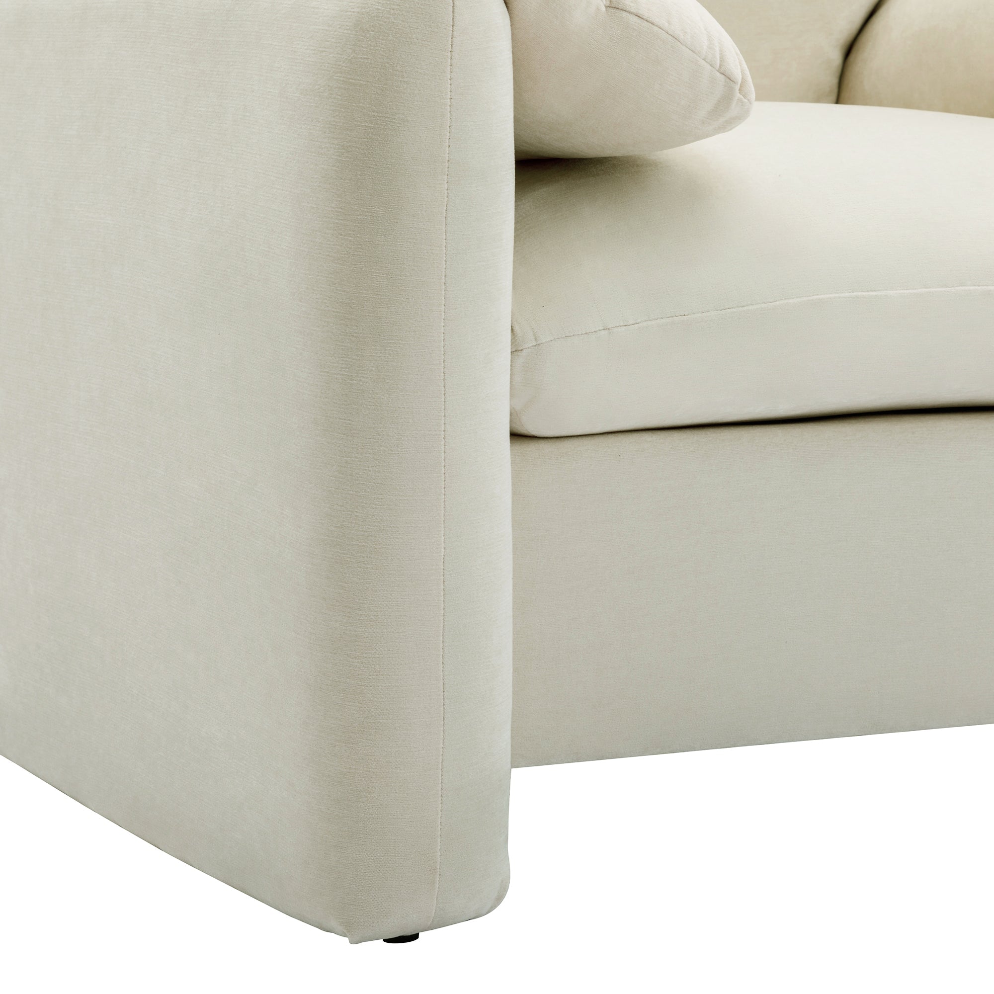 Modern Style Chenille Oversized Armchair Accent Chair by HouseOfZazla