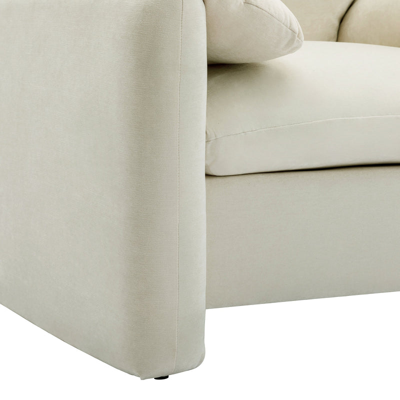 Modern Style Chenille Oversized Armchair Accent Chair by HouseOfZazla