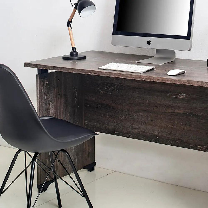 Urban Farmhouse Composite Wood Writing Desk in Rustic, photo 5 of 6
