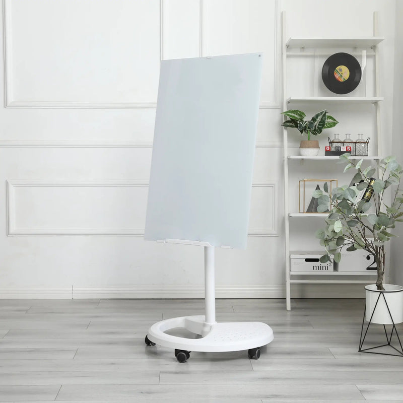 Removable Adjustable Height Tempered Glass Whiteboard by HouseOfZazla