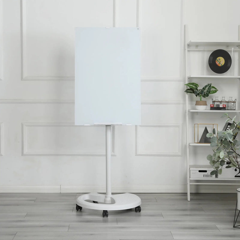 Removable Adjustable Height Tempered Glass Whiteboard by HouseOfZazla