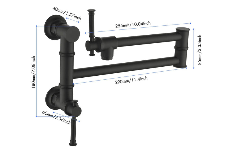 Pot Filler Faucet Wall Mount by HouseOfZazla