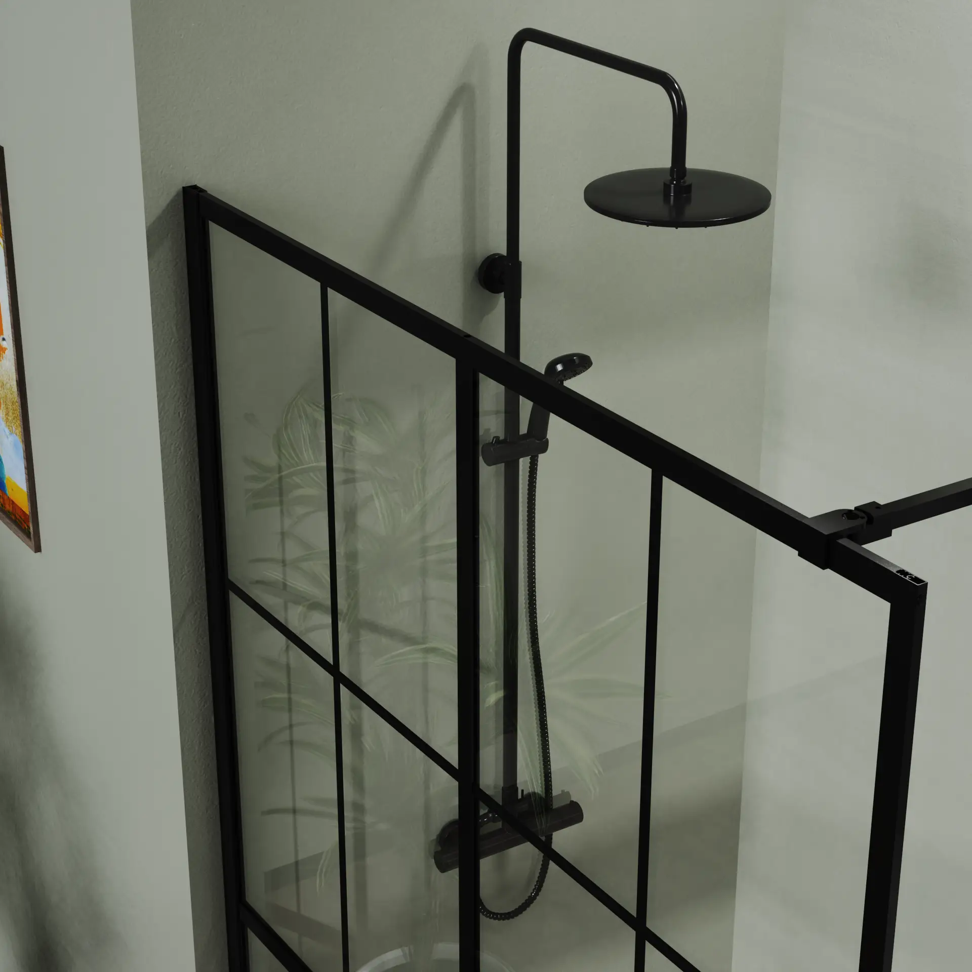 Goodyo 46" X 72" Shower Screen for Walk-in Wet-room by HouseOfZazla