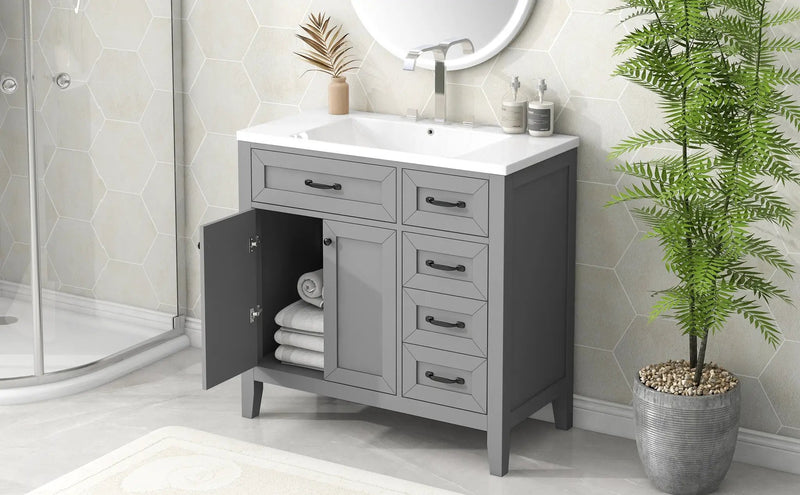 36" Bathroom Vanity with Sink Combo by HouseOfZazla