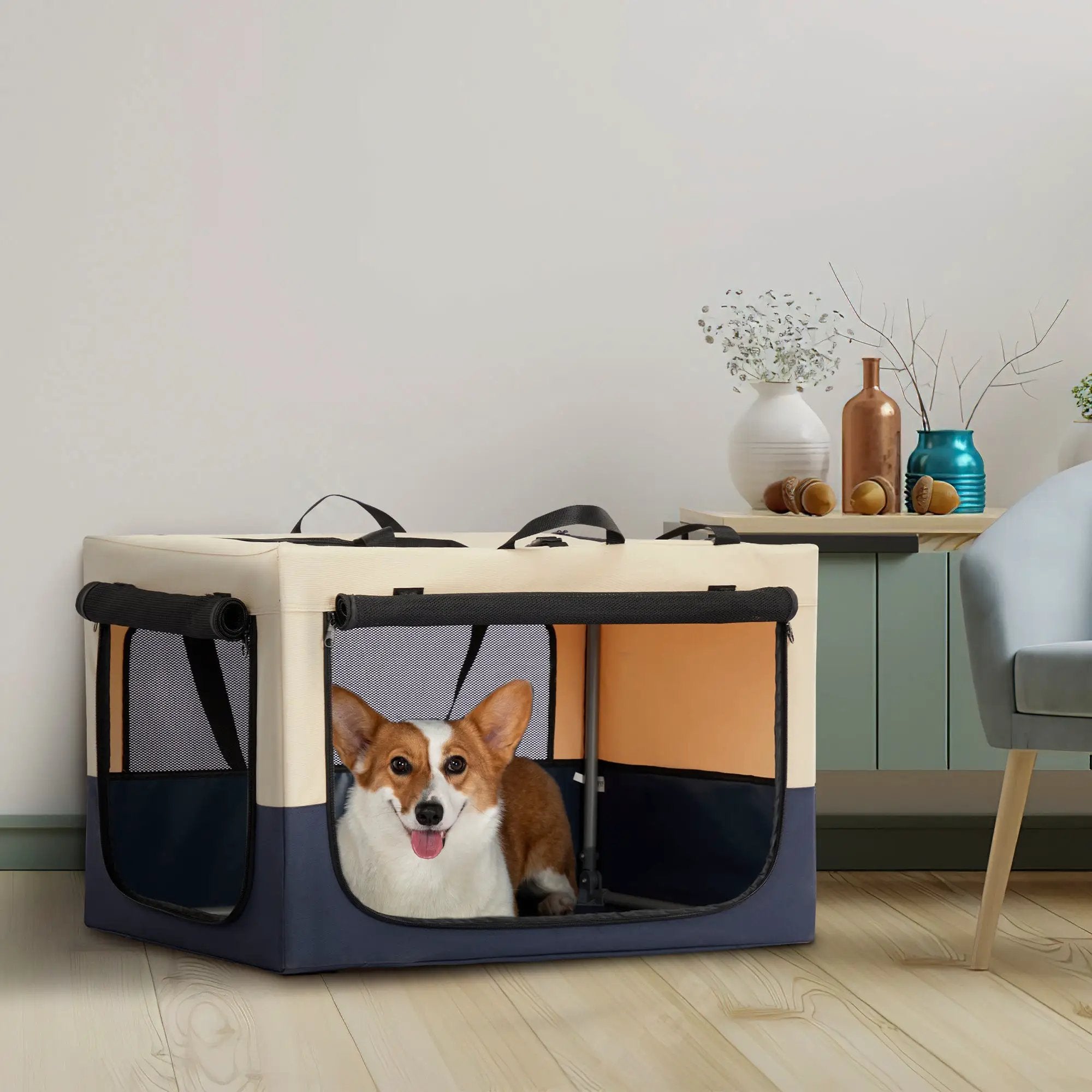Adjustable Fabric Dog Crate by SunnyPet by HouseOfZazla