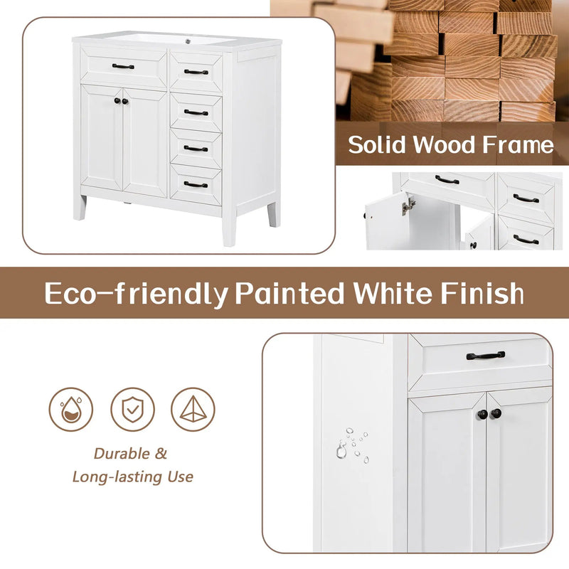 36" Bathroom Vanity With Sink Combo by HouseOfZazla