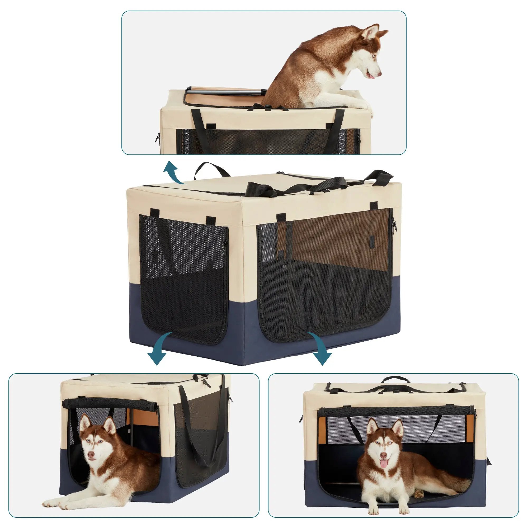 Adjustable Fabric Dog Crate by SunnyPet by HouseOfZazla