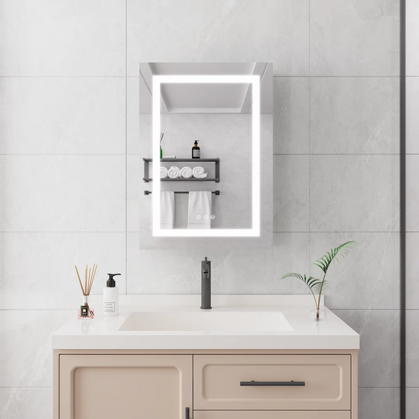 20 X 28 Inch Bathroom Medicine Cabinet with LED Mirror