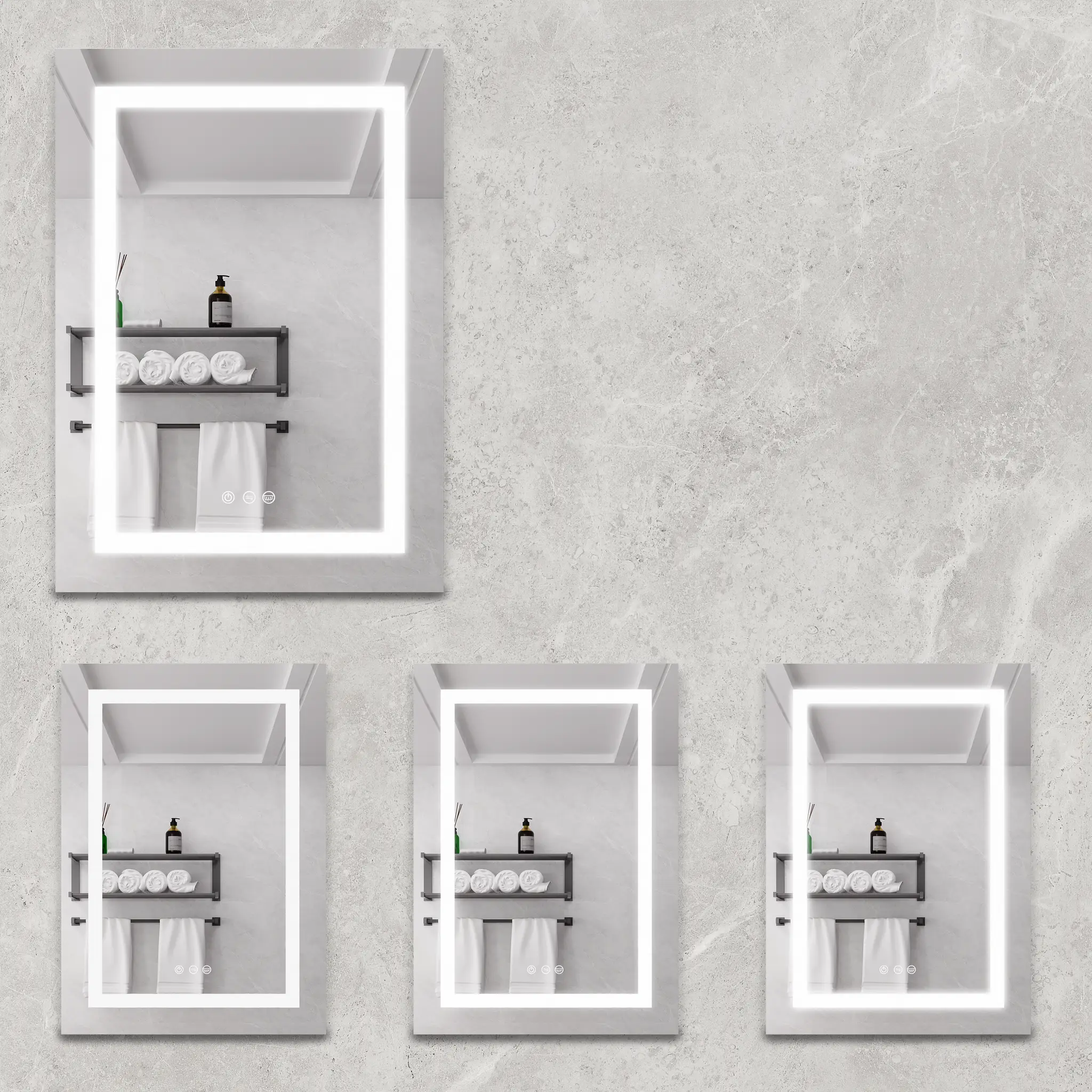 20 X 28 Inch Bathroom Medicine Cabinet with LED Mirror by HouseOfZazla