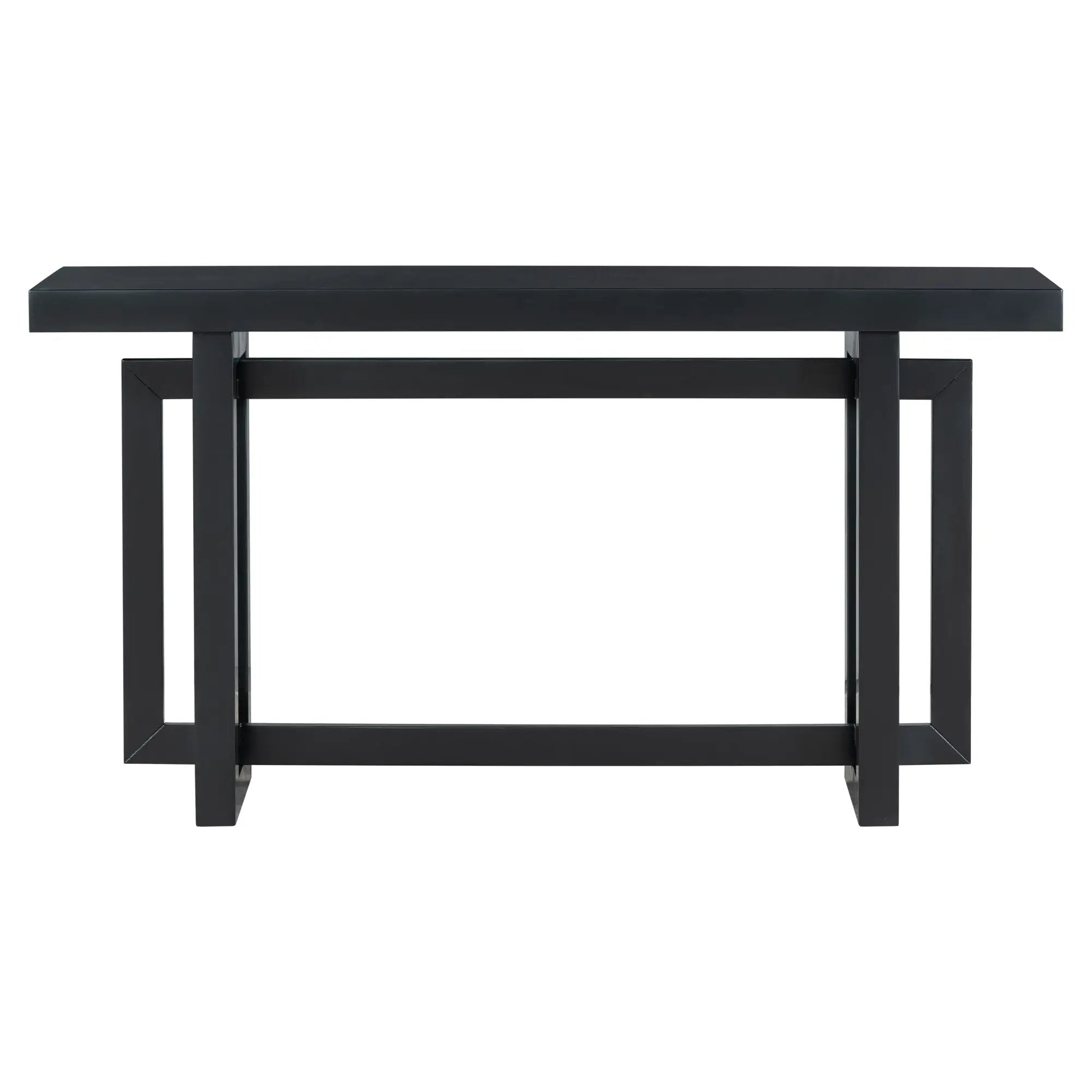 U Style 59.1'' Painted Entryway Table with Pine Veneer by HouseOfZazla