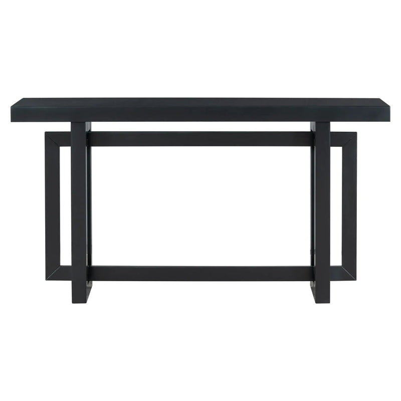 U Style 59.1'' Painted Entryway Table with Pine Veneer by HouseOfZazla