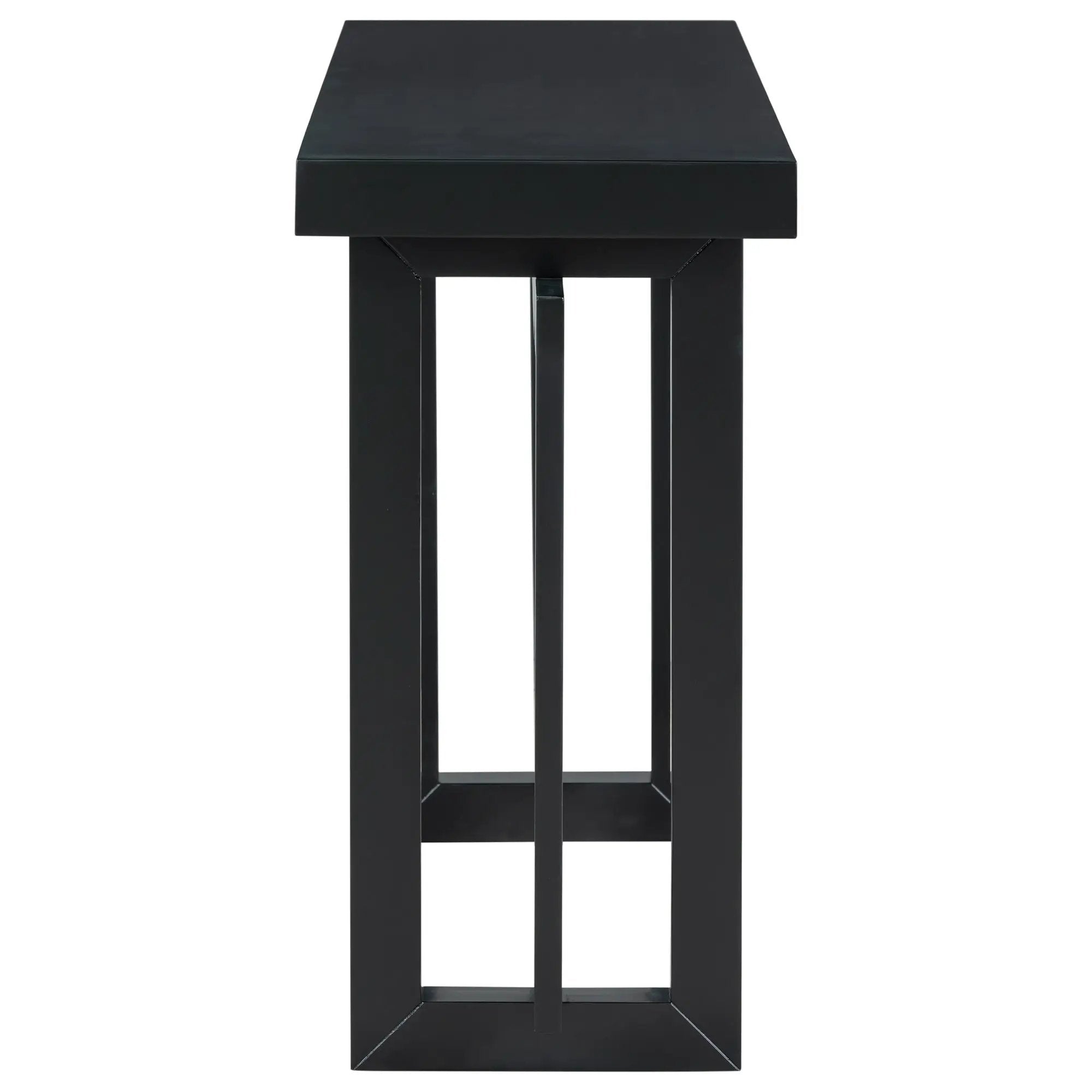 U Style 59.1'' Painted Entryway Table with Pine Veneer by HouseOfZazla