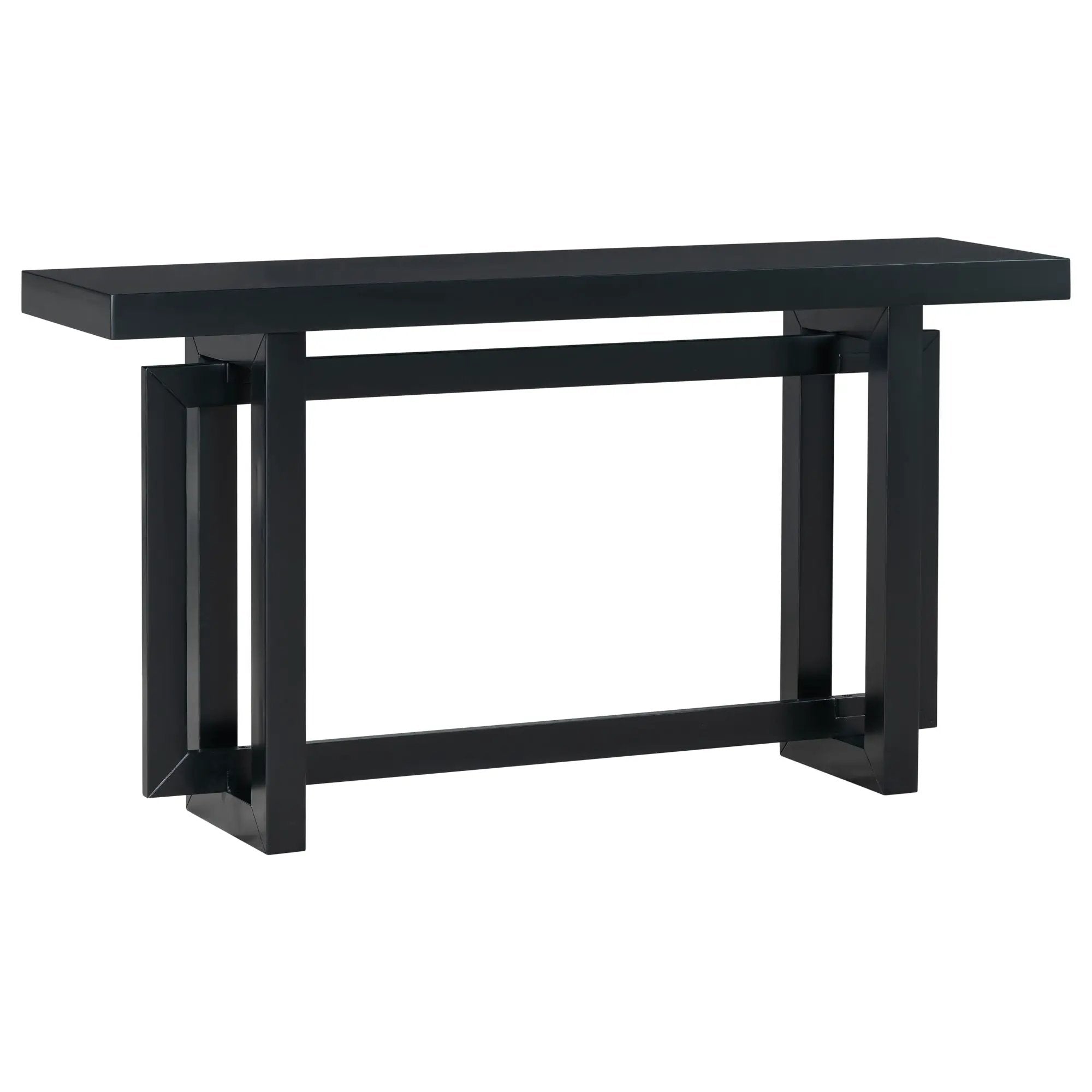 U Style 59.1'' Painted Entryway Table with Pine Veneer by HouseOfZazla